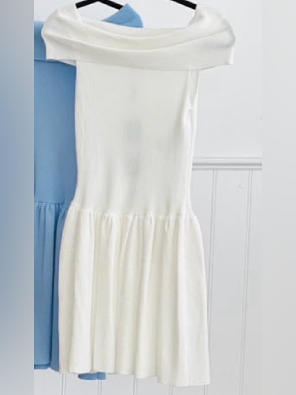 NWT - Galita - White Off-the-Shoulder Mini Dress - Woman's Small